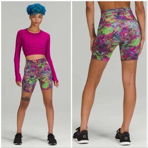 Lululemon Wunder Train High-Rise Short 6" Vivid Floral Tone Multi